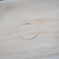 Sterling Silver Morse Code Bracelet