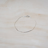 Sterling Silver Morse Code Bracelet