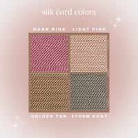 Silk Cord Morse Code Bracelet