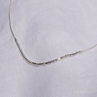 Sterling Silver Morse Code Necklace