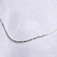 Sterling Silver Morse Code Necklace