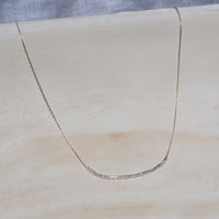 Sterling Silver Morse Code Necklace