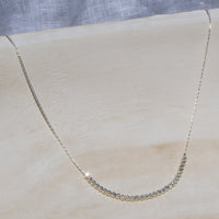 Silver Diamond Cut Necklace