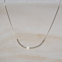 Silver Diamond Cut Necklace