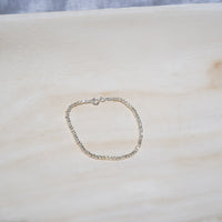 Silver Diamond Cut Bracelet